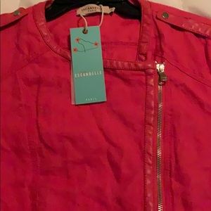Women’s Red Linen Jacket